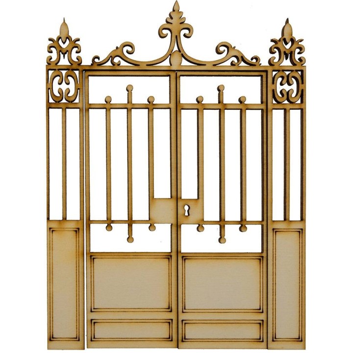 Puerta de madera con hojas abatibles disponible en las medidas: