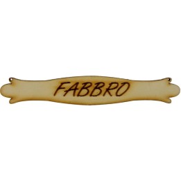 Letrero de belén en madera de 10,5x1,7 cm disponible con