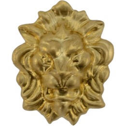 Testa di leone in ottone cm 2,7x3,5