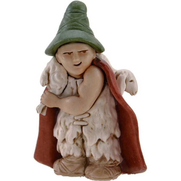Juego de 2 estatuas y 2 ovejas para belén infantil 7 cm Landi