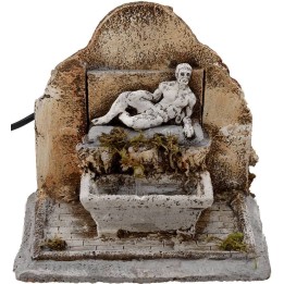 Fontana in resina funzionante per presepe