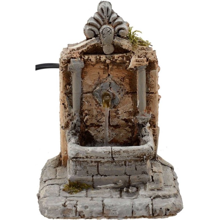 Fontana in resina presepe 11,5x15x15 h.