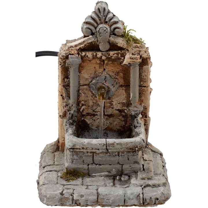 Fontana in resina presepe 11,5x15x15 h.