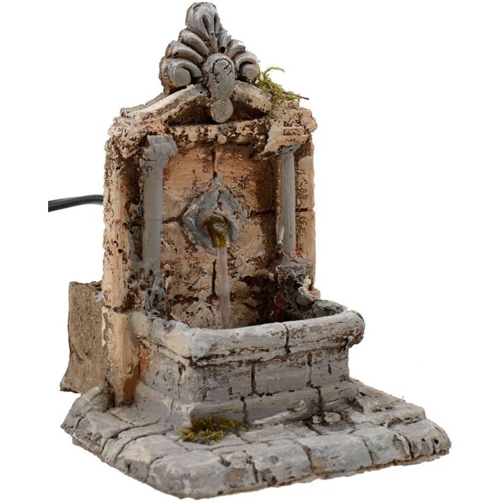 Fontana in resina presepe 11,5x15x15 h.