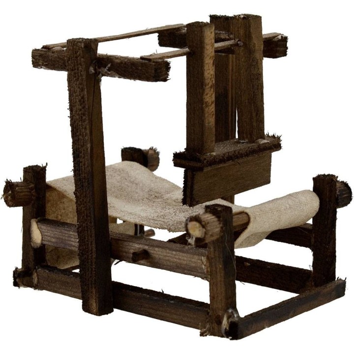 Telaio tessitrice in legno cm 9x5x9 h.