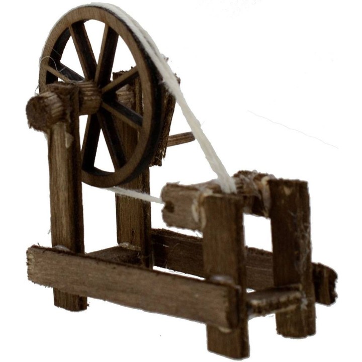 Frame with wheel cm 7x3,3x8 h.