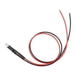 Led effetto fuoco 5 mm arancio tremolante 9-12V.