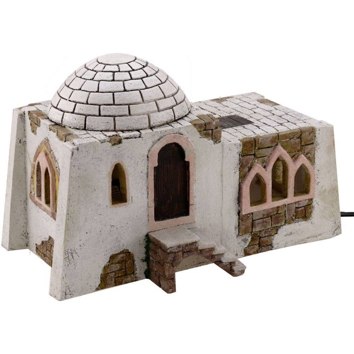 Casa árabe con fuente funcional de 25x18x16,5 cm h.