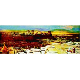 Bottom in Palestinian paper cm 118x42