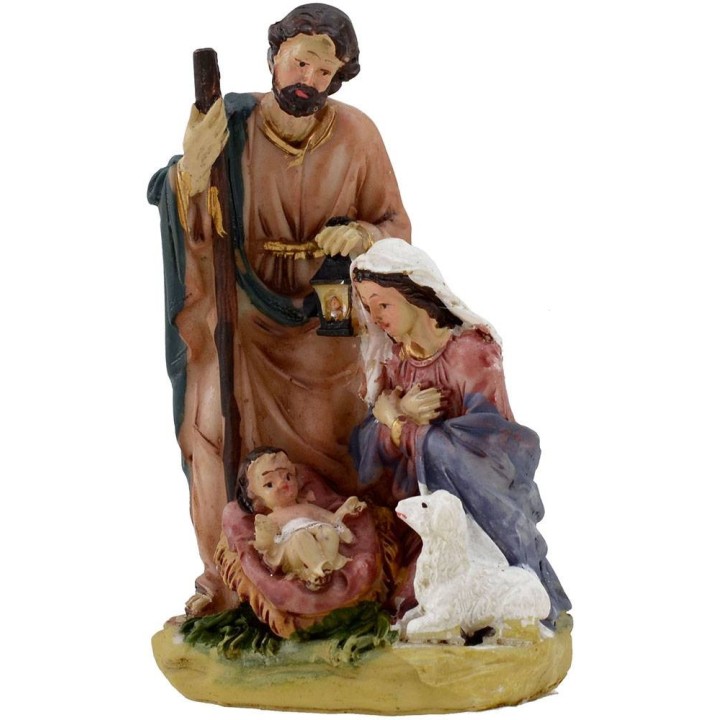 Nativity in resin 11 cm
