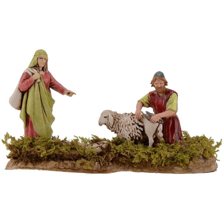 Scena con tosatore serie 10 cm Landi Moranduzzo