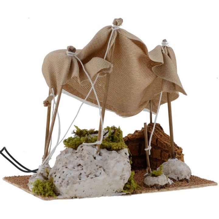 Tenda con luce cm 22x17x18 h.