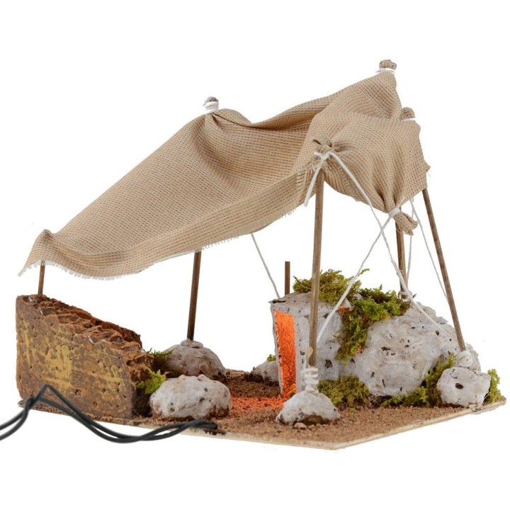 Tenda con luce cm 22x17x18 h.