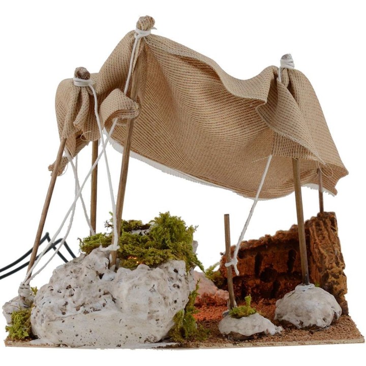 Tenda con luce cm 22x17x18 h.