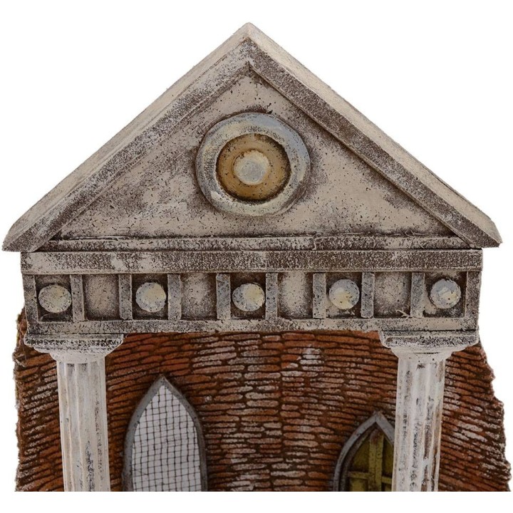 Temple with fountain functioning cm 41x30x56 h.