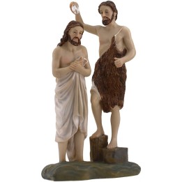 Scena Battesimo di Gesù 20 cm Statue Pasquali