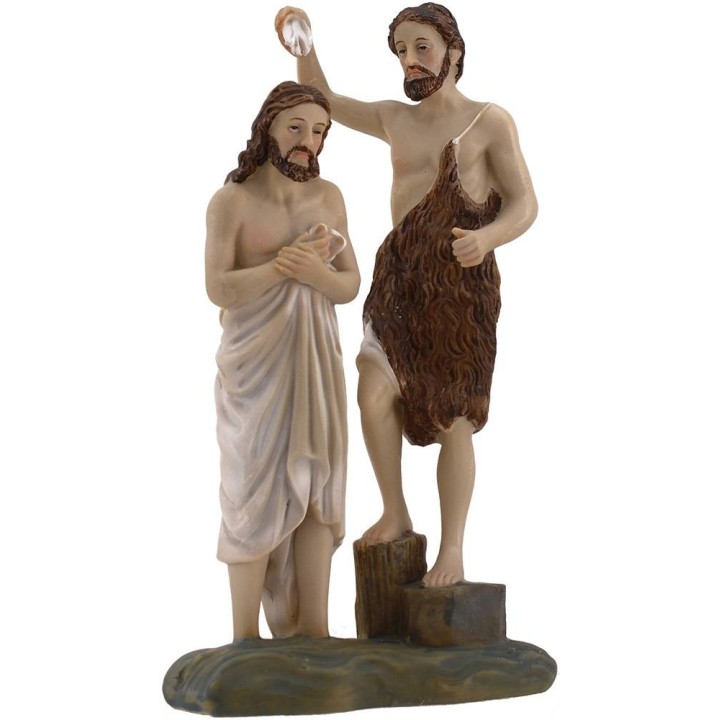 Baptism scene of Jesus 20 cm Easter statues