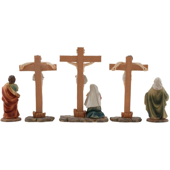 Crucifixion 9 cm with Easter Statues