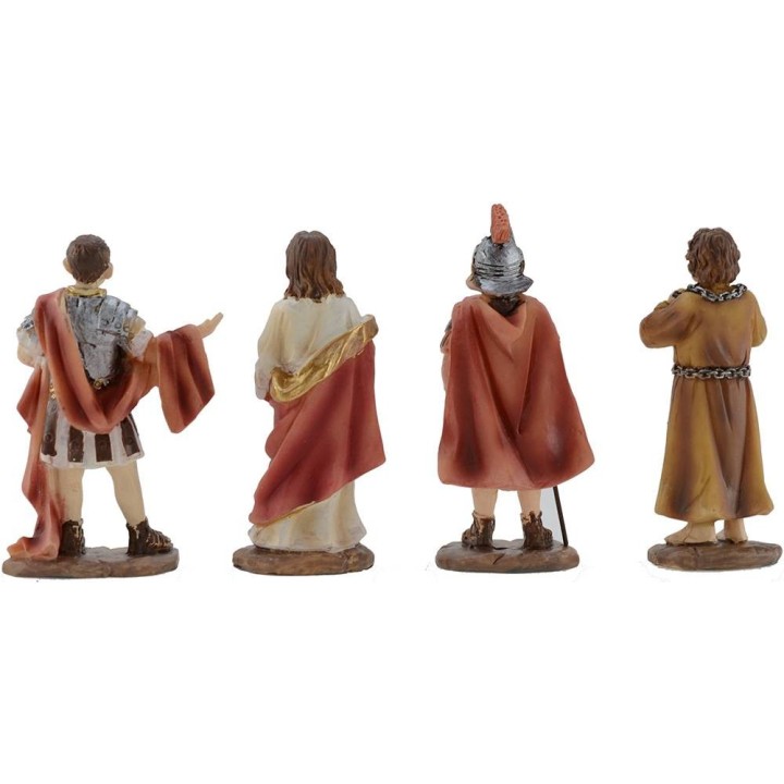 Estatuas de Pascua escena del Proceso de Jesús cm 9