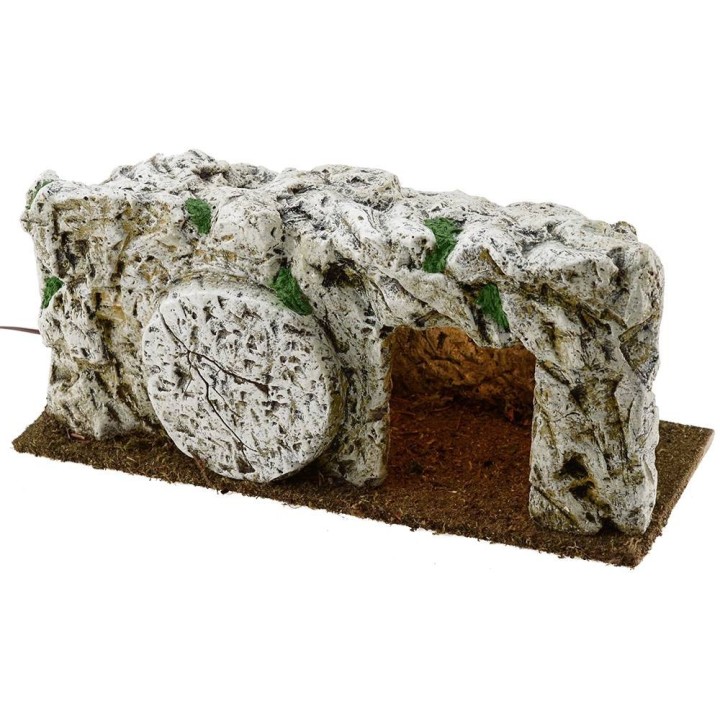 Sepolcro in resina illuminato cm 26x10x11 h Statue Pasquali