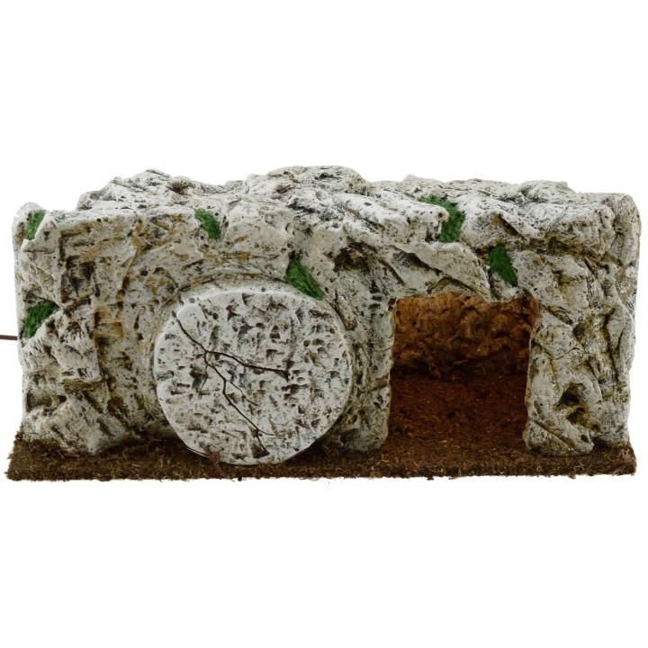 Tomb in resin illuminated cm 26x10x11 h Statue Pasquali