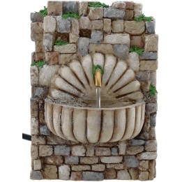 Fontana presepe a pensile in resina con pompa cm 10x6,5x14 h.