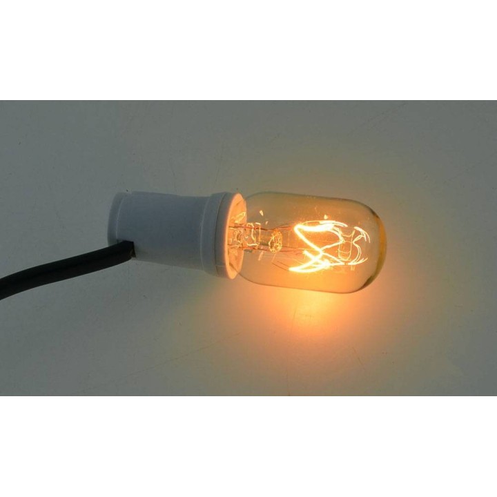 Portalampada with light 10w white hot E12-220v full plug