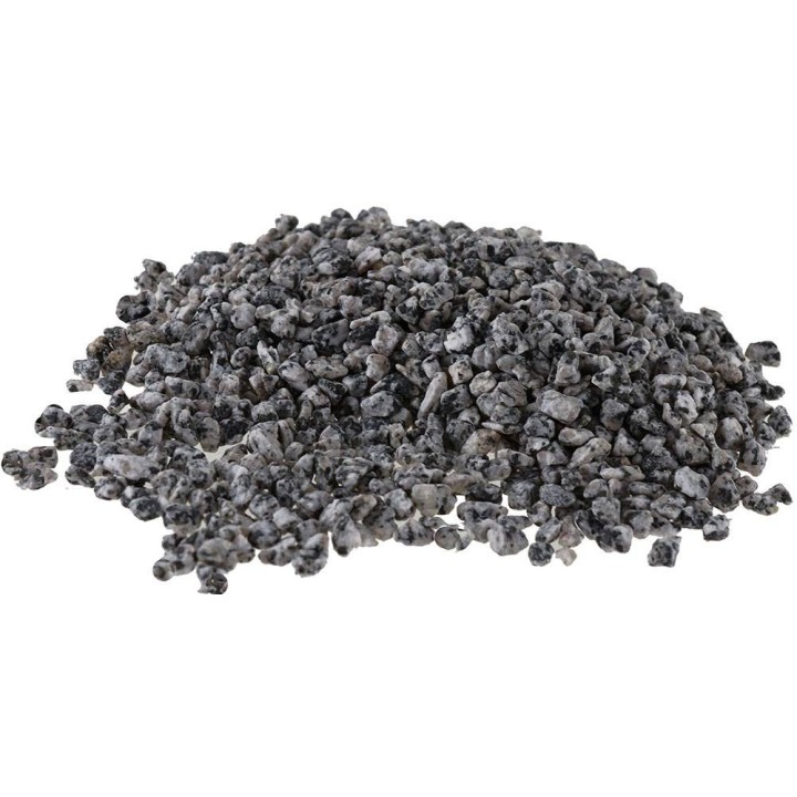 Ghiaia grana 6-8 mm grigio circa 350 gr