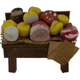 Puesto de embutidos y quesos cm 5x3x2,5-3 h.