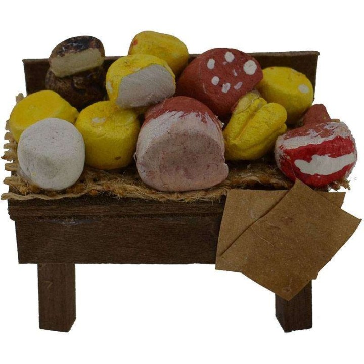 Salami and cheese counter cm 5x3x2,5-3 h.
