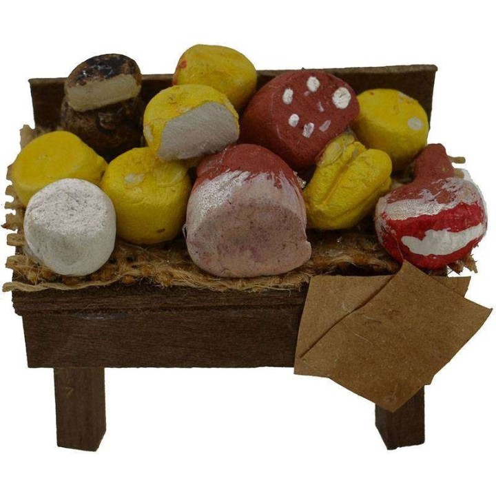 Puesto de embutidos y quesos cm 5x3x2,5-3 h.