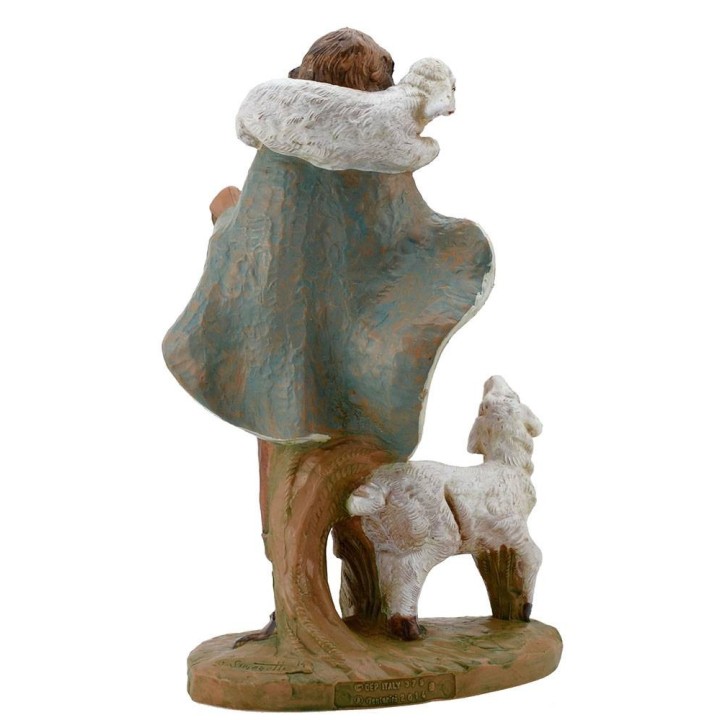 Pastor with pecora and lamb series 19 cm Fontanini