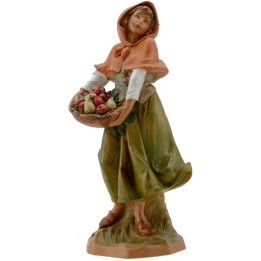 Mujer con cesta 19 cm Fontanini