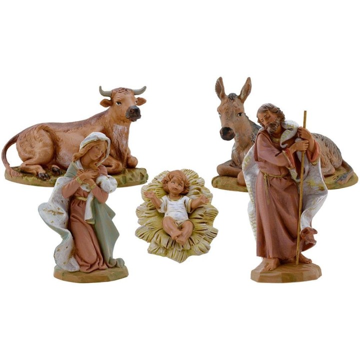 Set Nativity 5 pieces 19 cm Fontanini