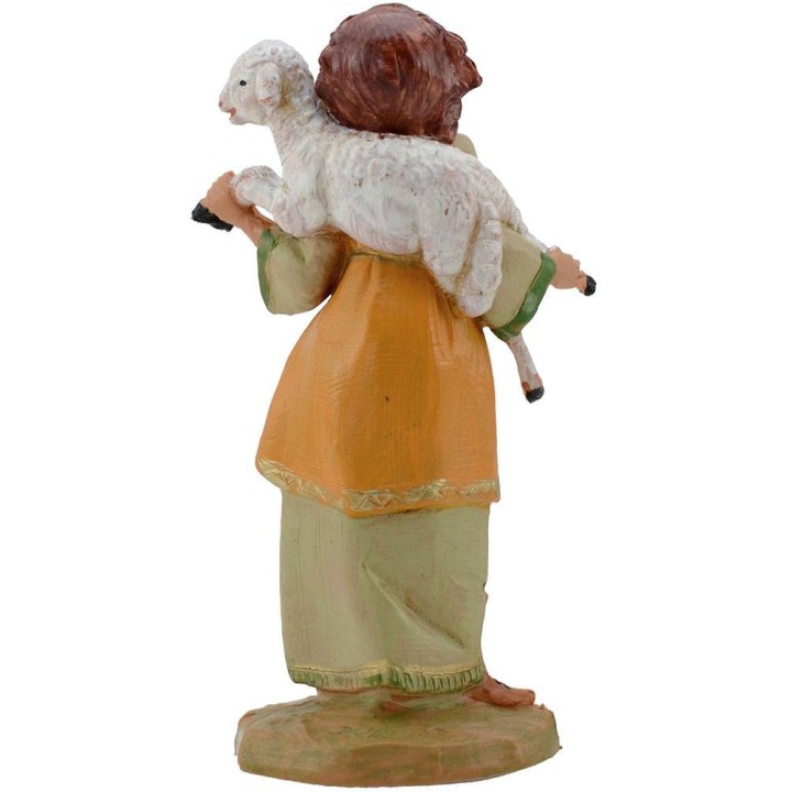 Pastorella with lamb on the shoulders 12 cm Fontanini Limited
