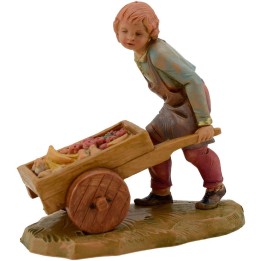 Bambino con carretto serie 12 cm Fontanini