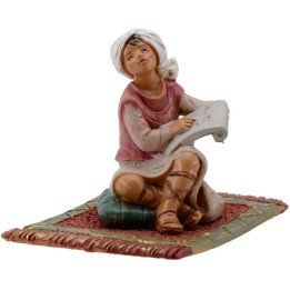 Giovane pastore su tappeto serie 12 cm Fontanini
