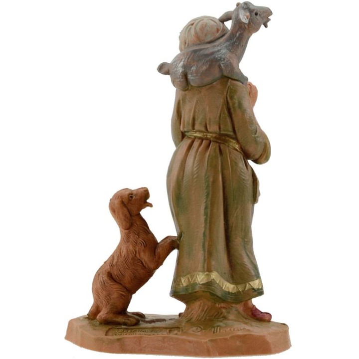 Joven pastor con perro serie 12 cm Fontanini