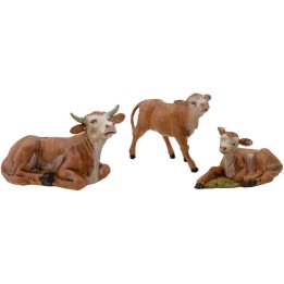 Famiglia di bovini serie 12 cm Fontanini