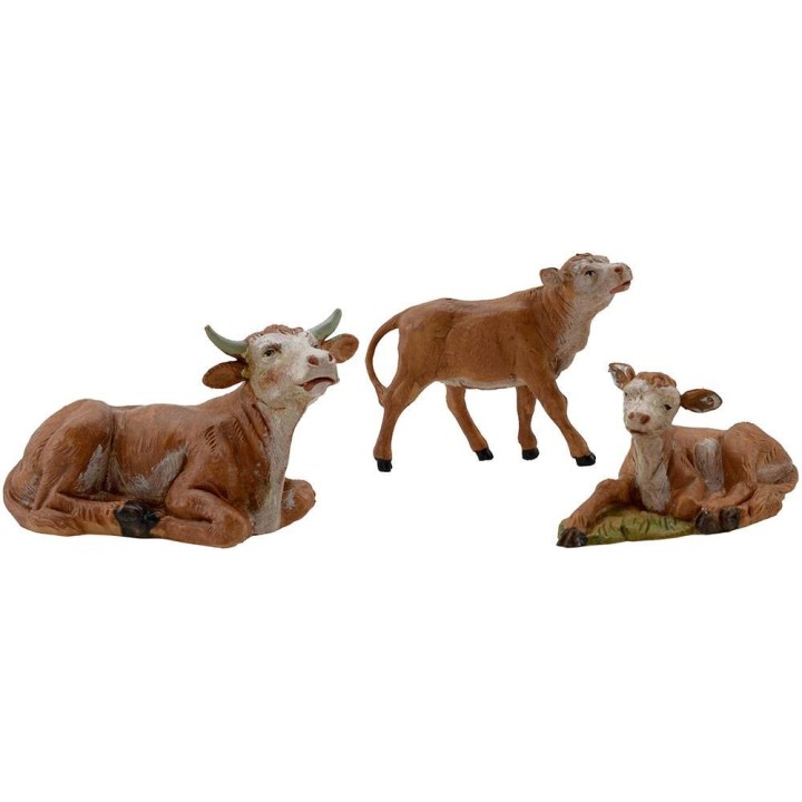 Famiglia di bovini serie 12 cm Fontanini