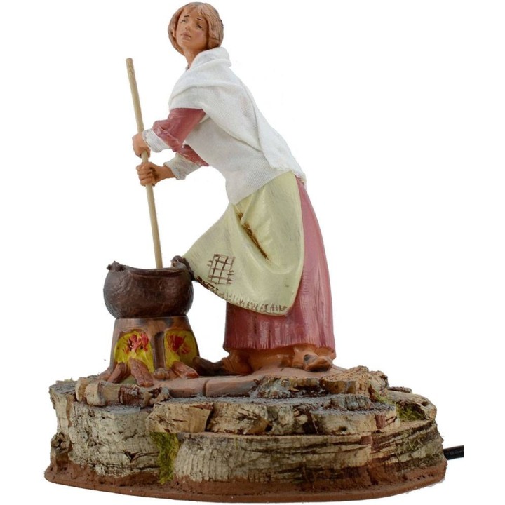 Mujer cocinando 19 cm Fontanini