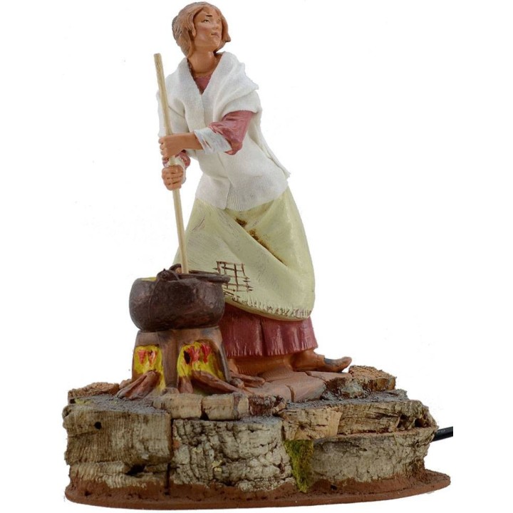 Mujer cocinando 19 cm Fontanini