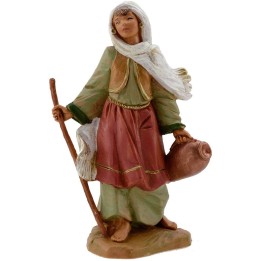 Donna con bastone e anfora 12 cm Fontanini