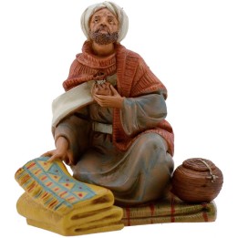 Shepherd on the mat 12 cm Fontanini