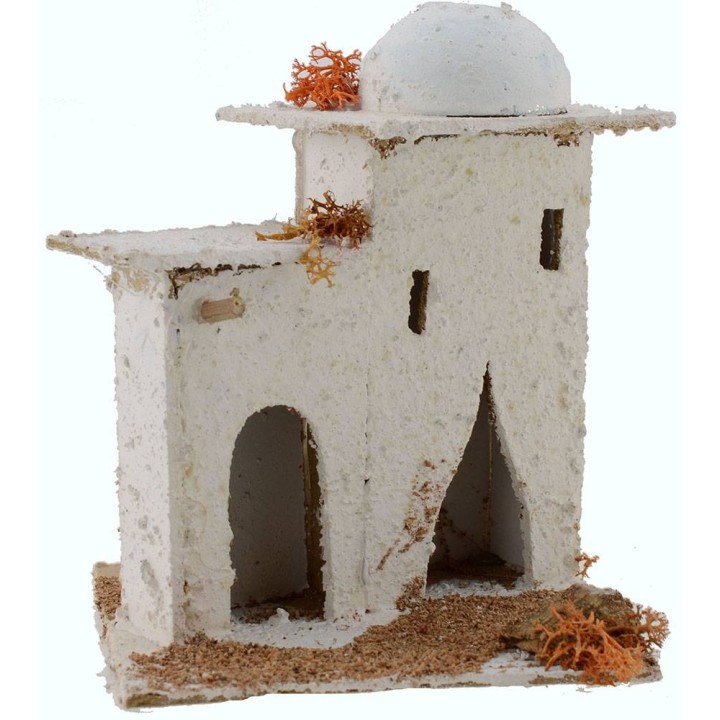 Casa Araba con cupola e porte ad arco 14x14x17,5 h. 