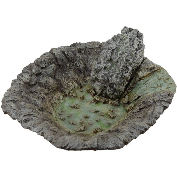 New - Ruscello - Lago Ø 36 cm in resina con pompa - Presepe fai