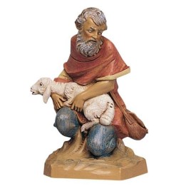 Pastore in ginocchio serie 19 cm Fontanini