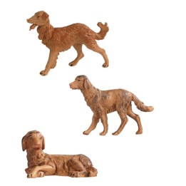 Set tre cani per presepe serie 12 cm Fontanini