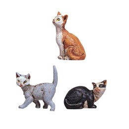 Set tre gatti serie 12 cm Fontanini