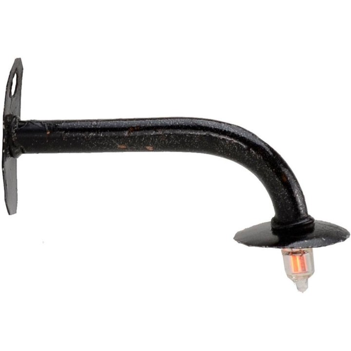 Farol de pared con plato de 5 cm para belén con luz 220V.